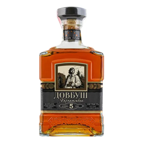 Коньяк Довбуш Карпатський 5* 0.5л 40%