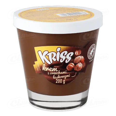 Паста шоколадно-горіхова «Kriss» (фундук), 200г