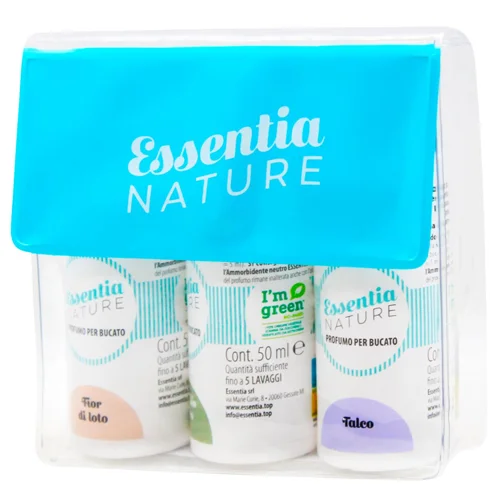 Парфуми для білизни Essentia Nature White Musk, Talc, Lotus 3шт*50мл