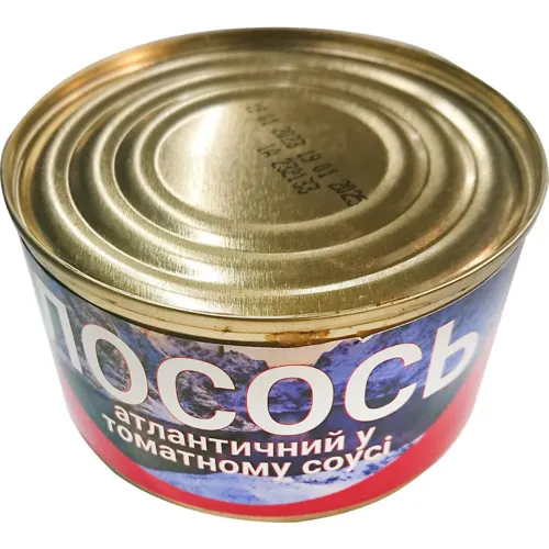 Лосось атлантичний в томатному соусі 240г