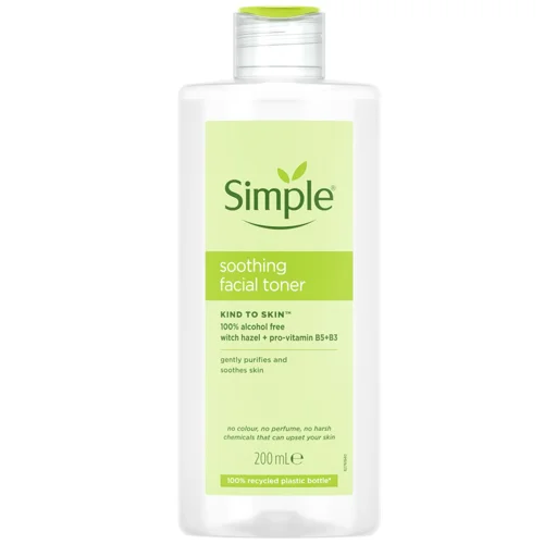 Тонік для обличчя Simple Kind to Skin заспокійливий 200мл