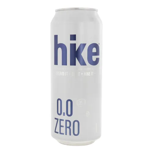 Пиво спеціальне 0.5л б/а світле пастеризоване безалкогольне Zero Hike з/б