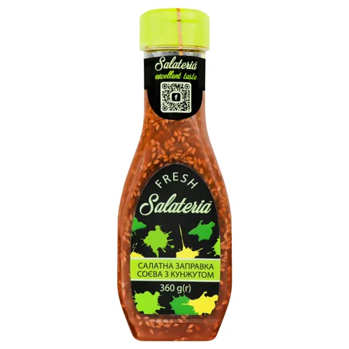 Заправка салатна соєва з кунжутом Fresh Salateria 360г