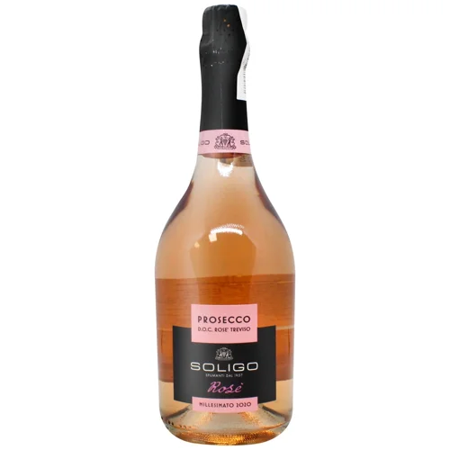 Вино ігристе Soligo Prosecco рожеве брют 11% 0,75л