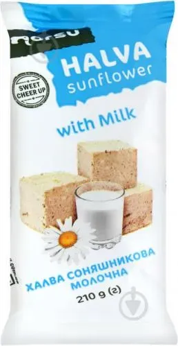 Халва соняшникова молочна ТМ "Bon Day" 210г