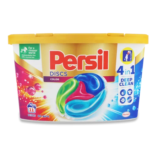 Миючий Засіб для Прання Кольорових Речей в Капсулах 4в1 Deep Clean Color Persil, 11х25г