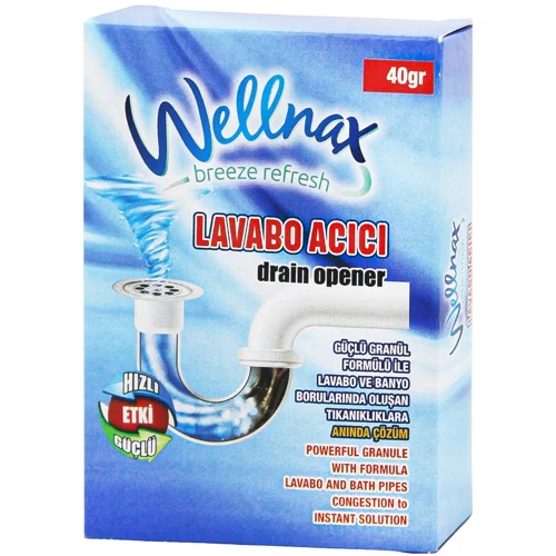 Порошок для прочищення труб Wellnax 40г