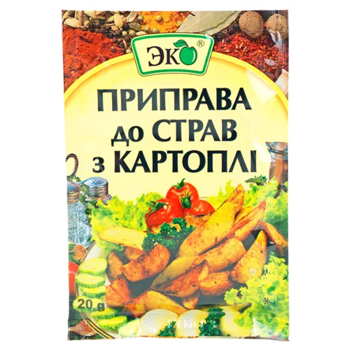 Приправа Еко до страв з картоплі 20г