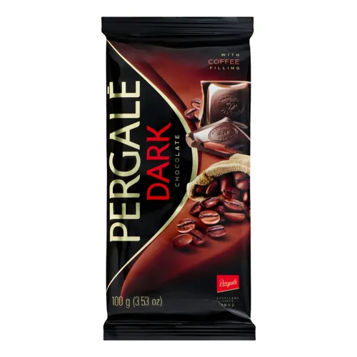 Шоколад чорний з кавовою начинкою Pergale м/у 100г