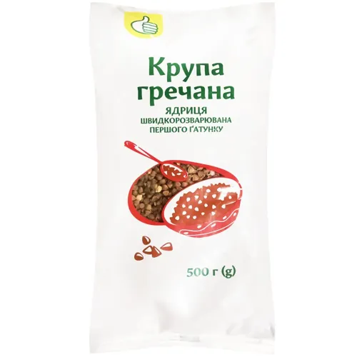 POUCE-Крупа гречана 500г