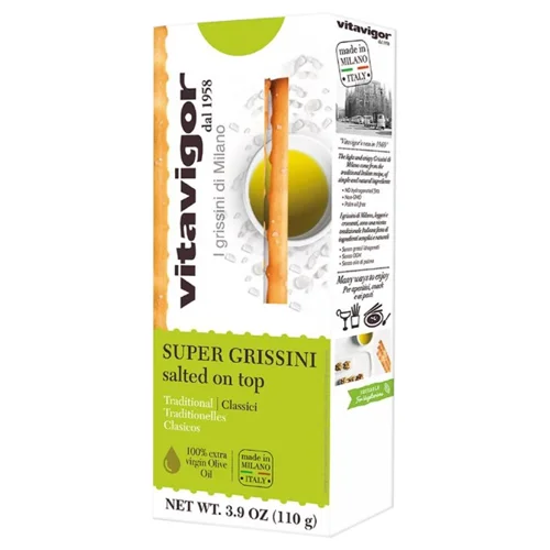 Палички хлібні ВітаВігор SUPER 110 г з Традиційні (Італія)И649