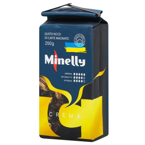 Кава Minelly Crema мелена 250г х12