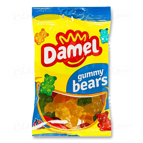 Цукерки жувальні Damel «Ведмедики», 80г