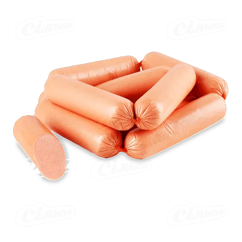 Сосиски «Ятрань» «З вершками» напівкопчені вищого ґатунку, 1 кг