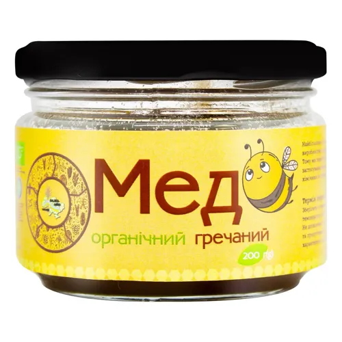 Мед Galeks Agro гречаний органічний 200г