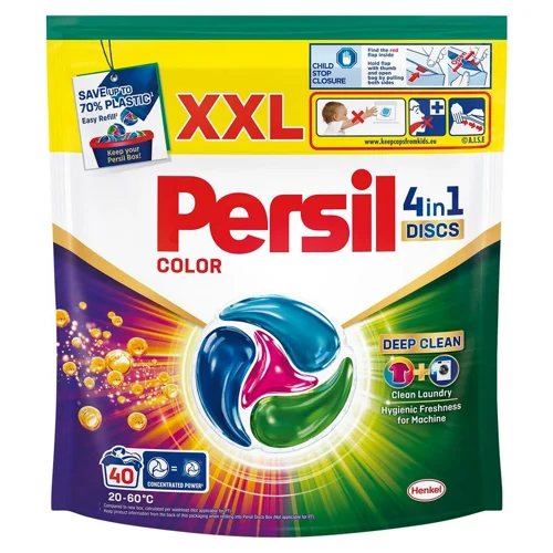 Капсули для прання Persil Discs Color Deep Clean 4в1 40шт