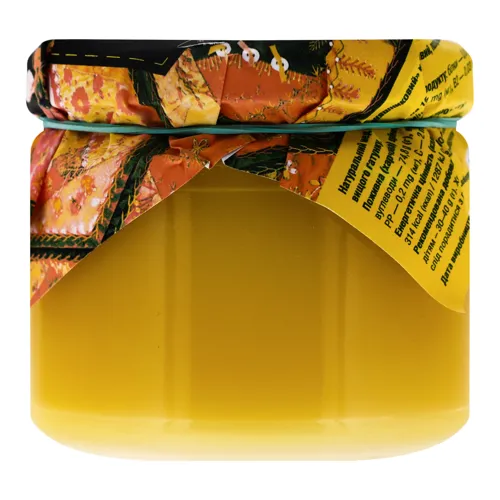 Мед натуральний поліфлорний Соняшниковий Медова еліта с/б 370г