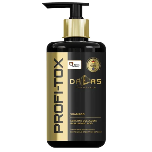 Шампунь Dalas Pro-Tox з кератином, колагеном і гіалуроновою кислотою 1л