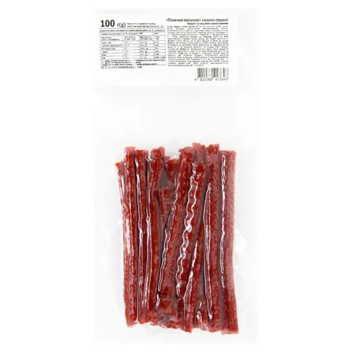 Палички Аквафрост Лососеві солоно-сушені 100г