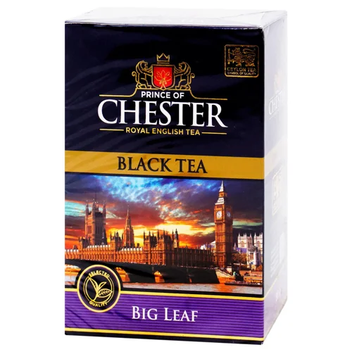 Чай чорний Prince of Chester Big Leaf листовий 80г