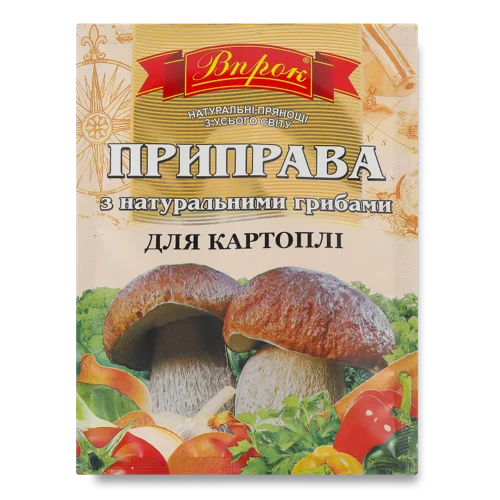 Приправа З Натуральними Грибами Для Картоплі, м/у 30г
