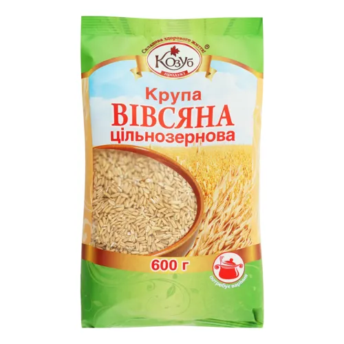 Крупа вівсяна Козуб продукт цільнозернова пакет В*
