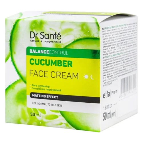 Крем для обличчя Dr.Sante Cucumber 50мл
