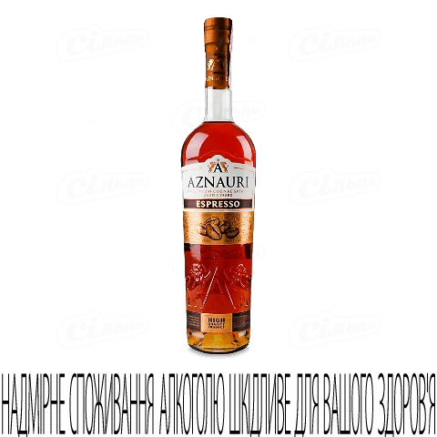Напій алкогольний Aznauri Espresso 5 зірок 30% 0,5л