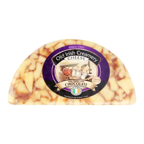 Сир 51.9% з ірландським шоколадом Чеддер Old Irish Creamery кг