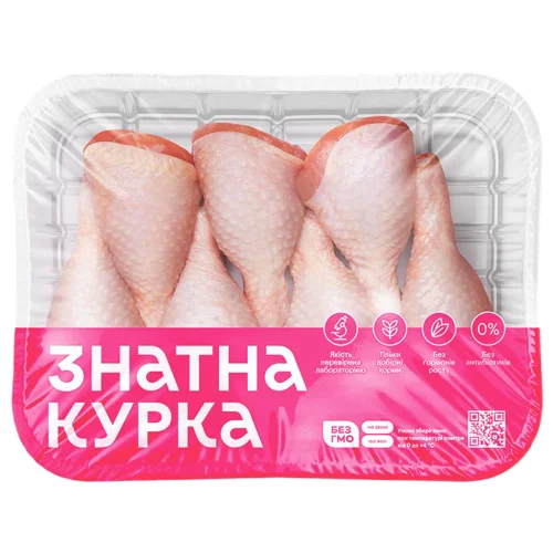 Гомілка курчат-бройлерів Знатна курка фасована охолоджена
