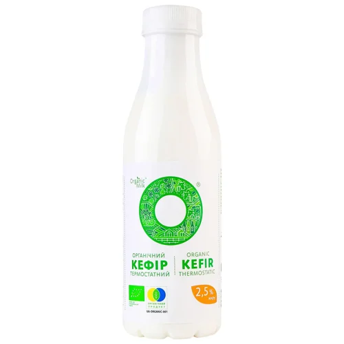 Кефір Organic Milk термостатний 2,5% 450г