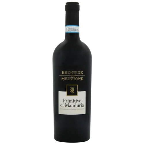 Вино Brunilde di Menzione Primitivo di Manduria DOC напівсухе червоне 14% 0,75л