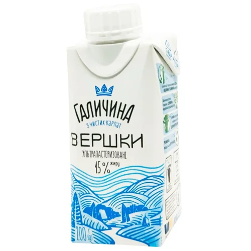 Вершки Галичина 15% 200г
