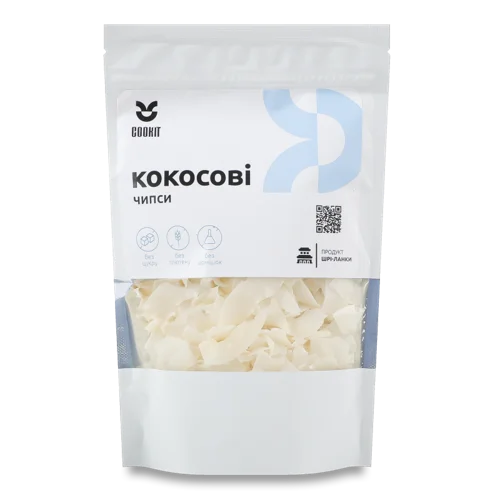 Кокосові Чипси Cookit, Вищого Ґатунку, Д/П, 60г