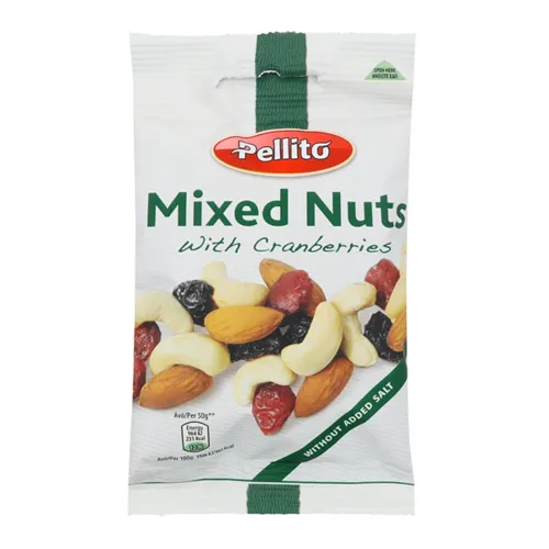 Суміш горіхів Pellito з журавлиною 50г