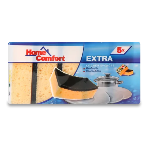 Губки Кухонні Home Comfort Extra, Вищого Ґатунку, Пакет 4 шт.