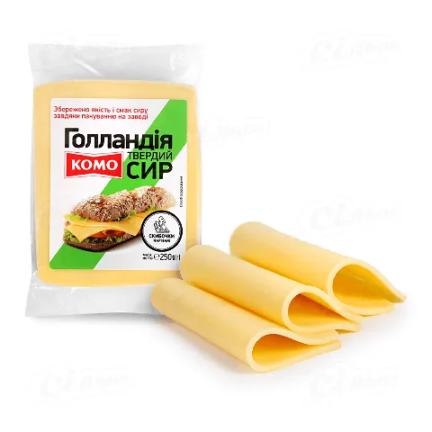Сир «Комо» «Голландський» 45% слайси, кг