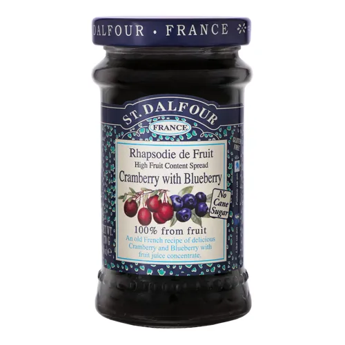 Джем журавлиновий з чорницею St Dalfour 170г