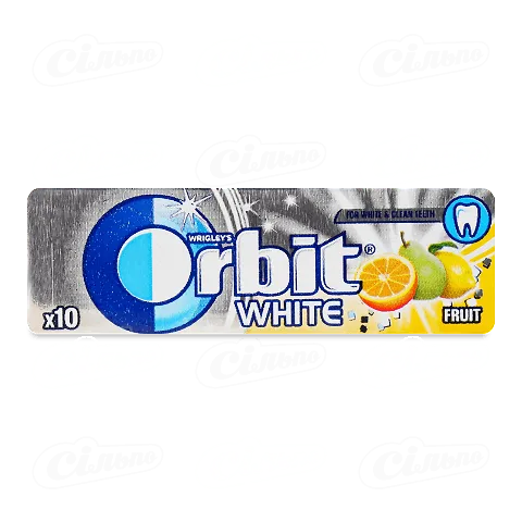 Гумка жувальна Orbit White Фруктовий коктейль, 14г
