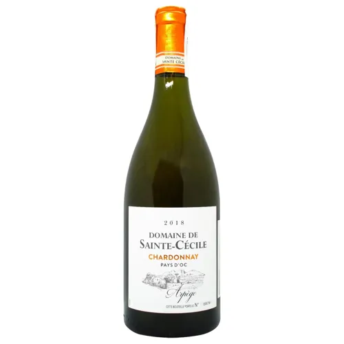 Вино Domaine Sainte Cecile Chardonnay біле сухе 14,5% 0,75л