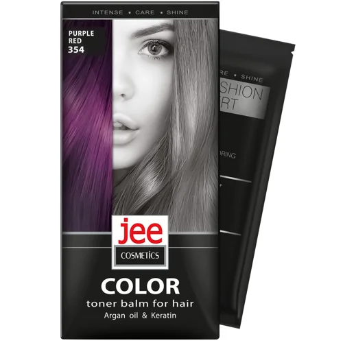Бальзам тонуючий Jee Cosmetics 354 фіолетово-червоний 30мл