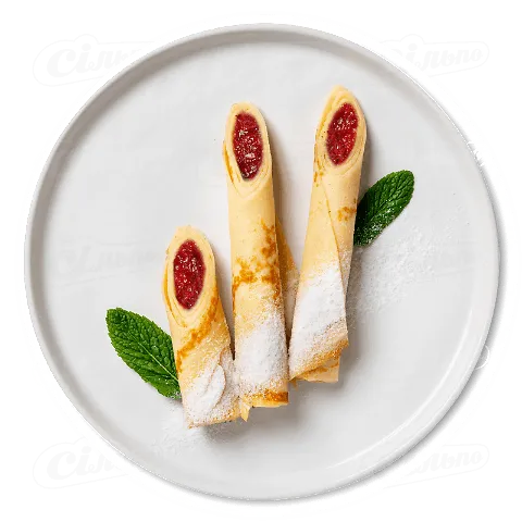 Млинці з вишнею в упаковці, кг