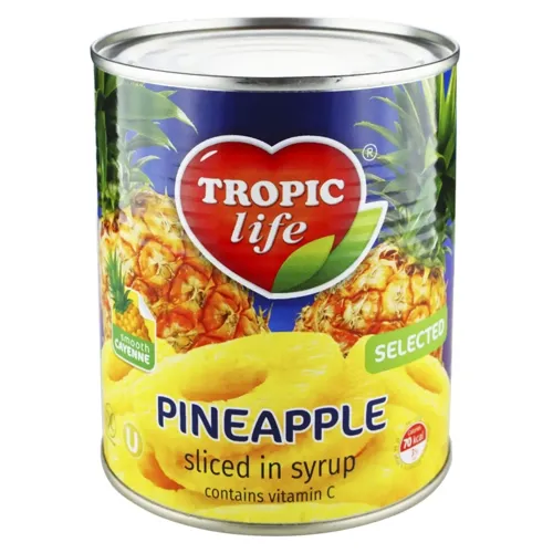 Ананас Tropic life кільця в сиропі 580мл