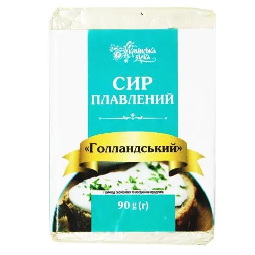 Сир плавлений Українська Зірка Голландський 70г