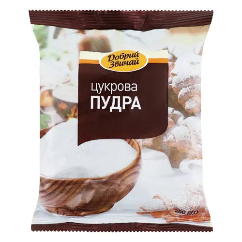 Пудра цукрова Добрий звичай м/у 200г