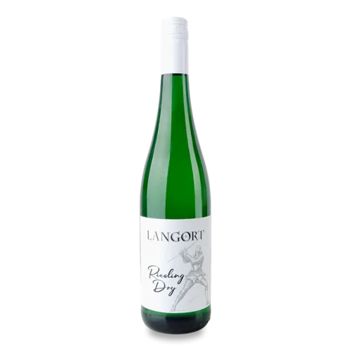 Вино Біле Сухе Рислінг Langort 0.75л 12% в/ґ