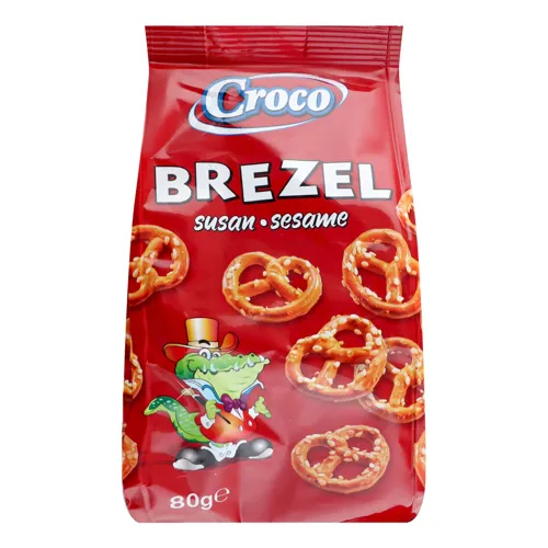 Брецелі солоні з кунжутом Croco 80г