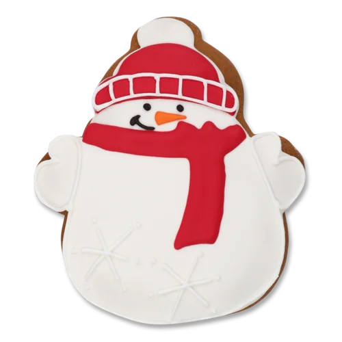 Пряник Глазурований Без Начинки Сніговик, п/у 75г