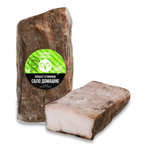 Сало Солене Вищого Ґатунку, Домашнє, 1 кг