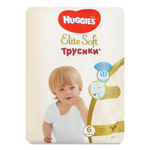 Підгузки-Трусики Elite Soft Huggies 15-25кг, 32шт, в/ґ